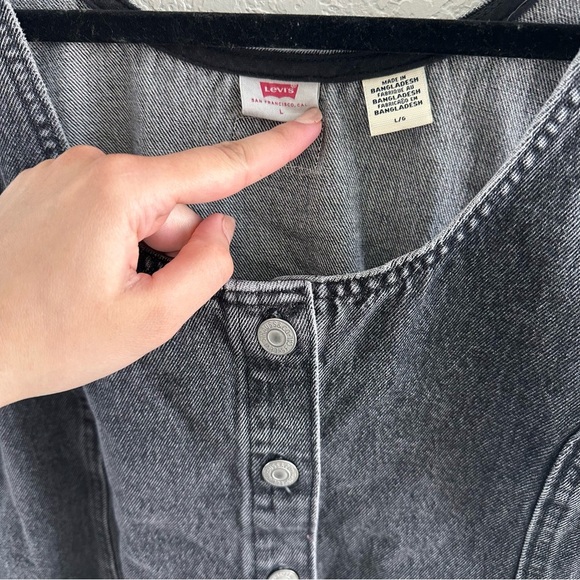 Levi's Women's Tuli Denim Mini Dress - Picture 4 of 11